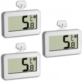3 ADET TFA 30.2028.02 Mini Dijital Buzdolabı Termometresi