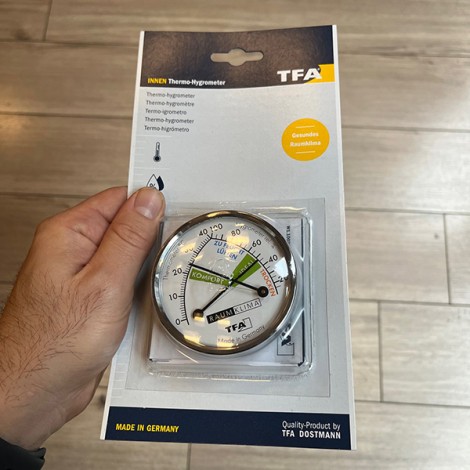 TFA 45.2007 - Metallic Synthetic Hair Hygrometer
