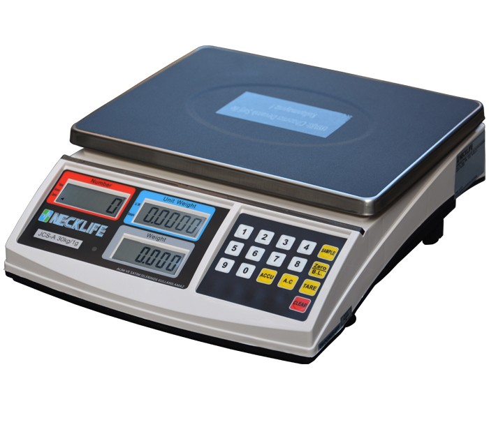 Necklife JCS-A Elektronik Sayım Terazisi 30KG