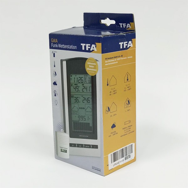 Tfa 35 1083 Gaia Dijital Barometre Termometre Ve Higrometre