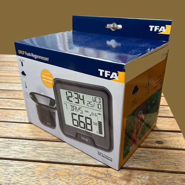 健康管理・計測計 Autumn letter Tfa 47.3005.01 'Drop' Kablosuz Yağmur Ölçer