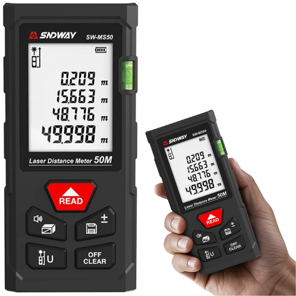 Sndway SW-MS50 50 Mt Lazer Mesafe Ölçer | Ekonomik Fiyat