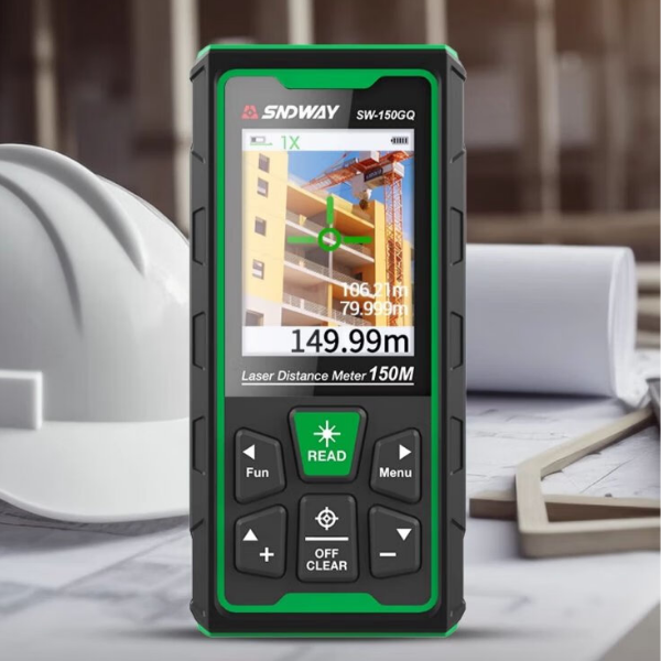 FLUX DSW(M) ALLIAN PRISM 150 2点セット SW-150GQ Profesyonel Kameralı Lazermetre Yeşil Lazerli | 150 Metre