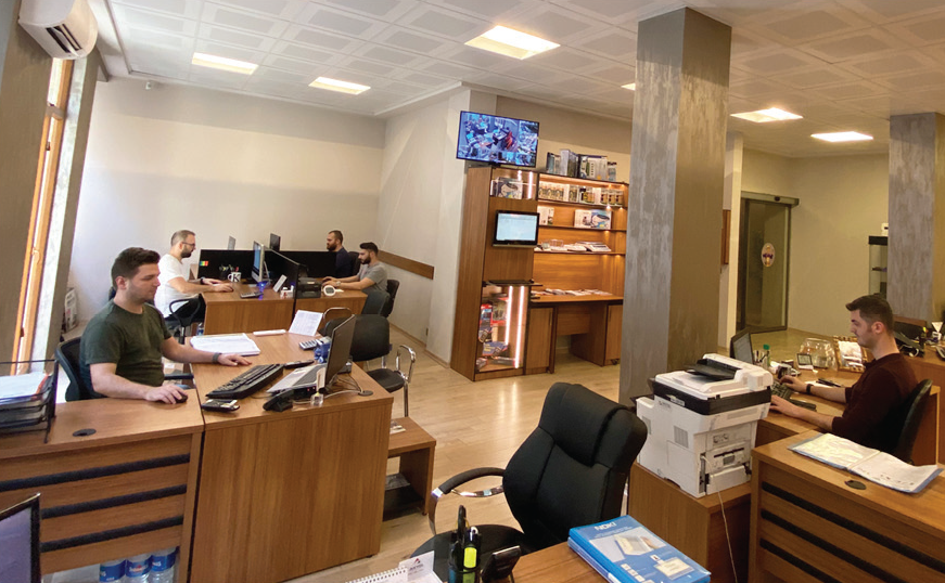 Akyol Sanayi Malzemeleri ofis ve çalışma alanı