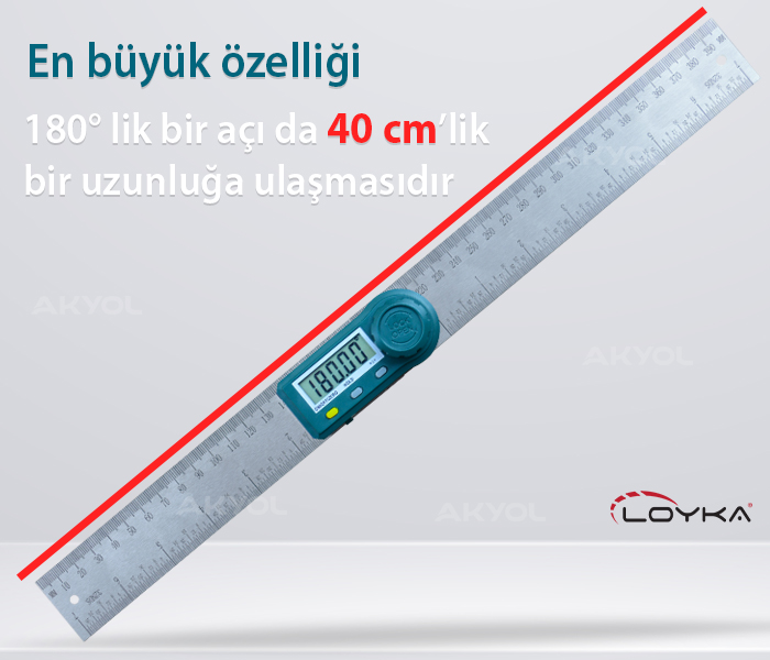 5522-200 dijital açı ölçer