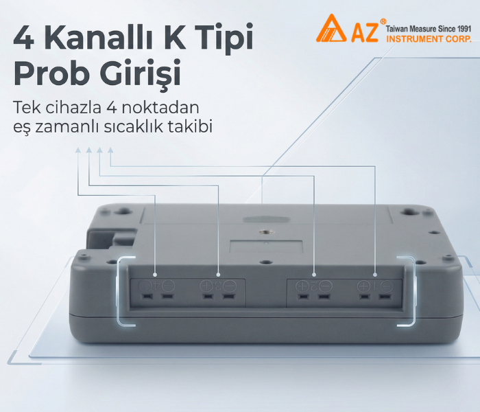 4 girişli datalogger modeli