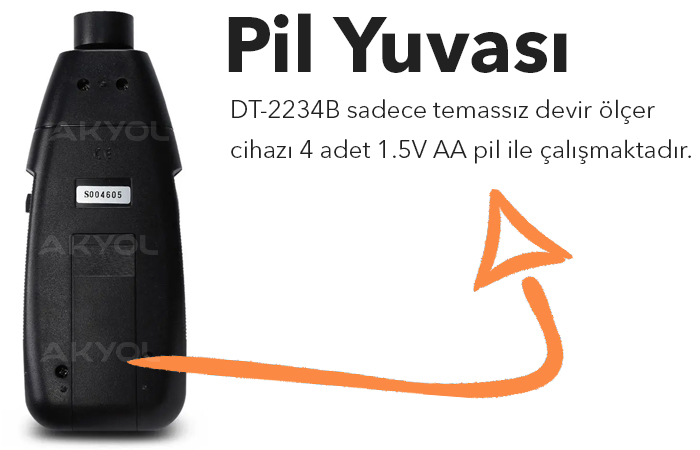 LYK dt-2234B dijital devir ölçer