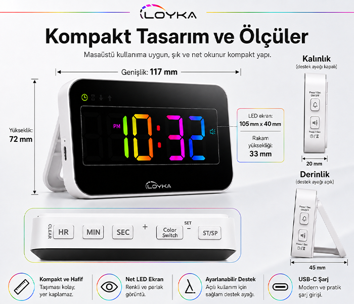 Ofis tipi dijital saat