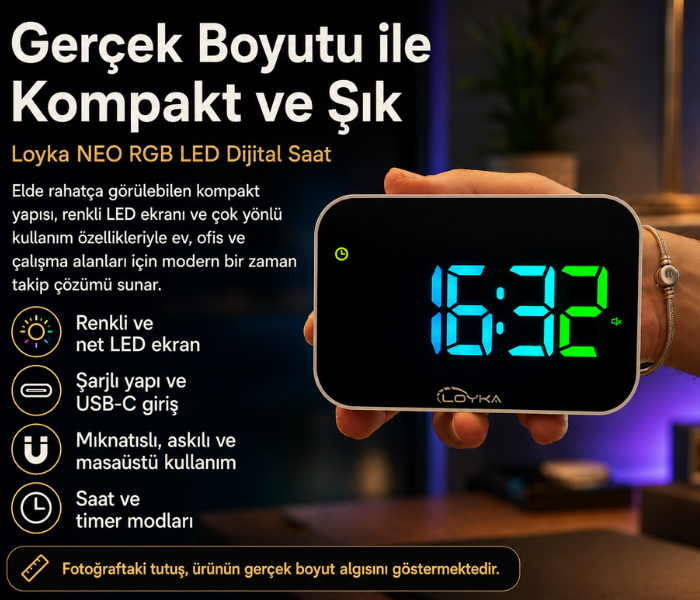Mutfak için dijital saat