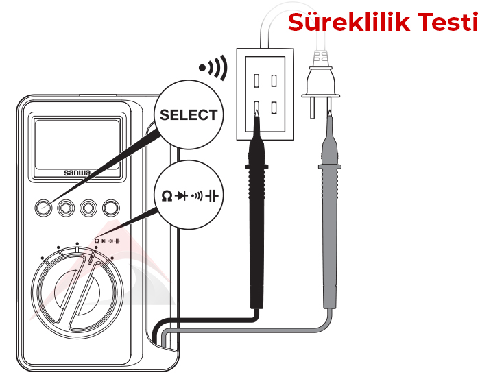 CD800F süreklilik test ölçer