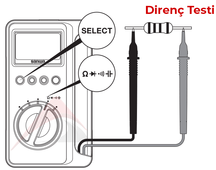 CD800F direnç ölçer