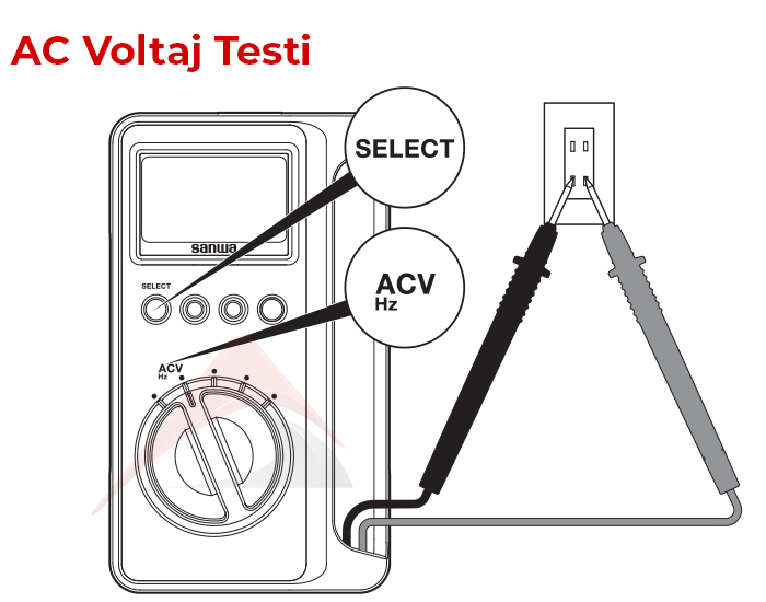 CD800F AC voltaj ölçer