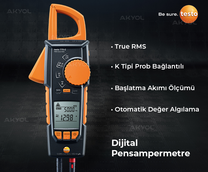 testo 770-2 dijital pens ampermetre