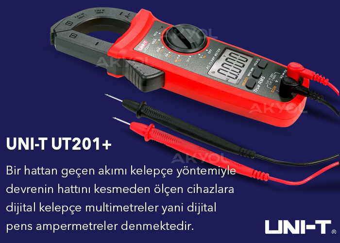 uni-t ut201+ ac dc voltaj ölçer