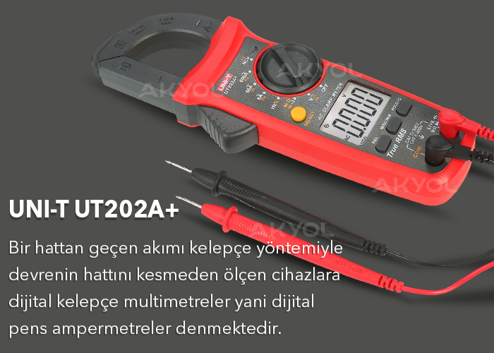 UT202A+ elektriksel ölçüm cihazı