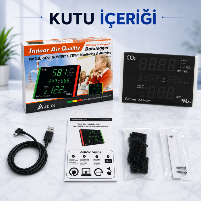 AZ 7710 kutu içeriği