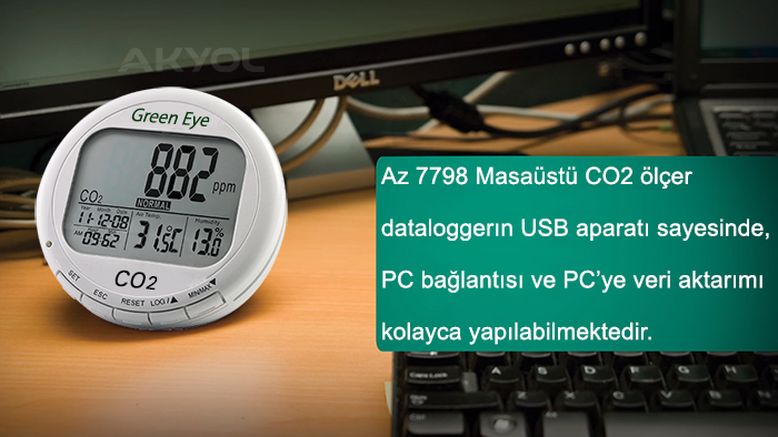 AZ 7798 Karbondioksit Ölçer