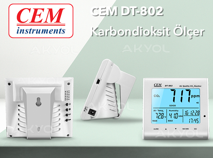Cem DT-802 Hava kalitesi ölçer