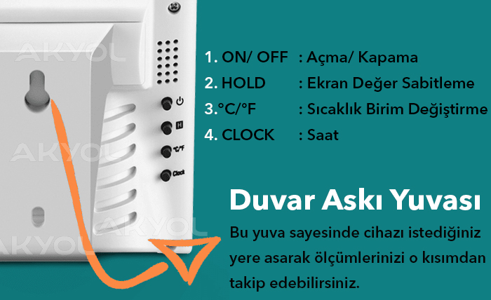 Cem DT-802 hava kalitesi ölçer