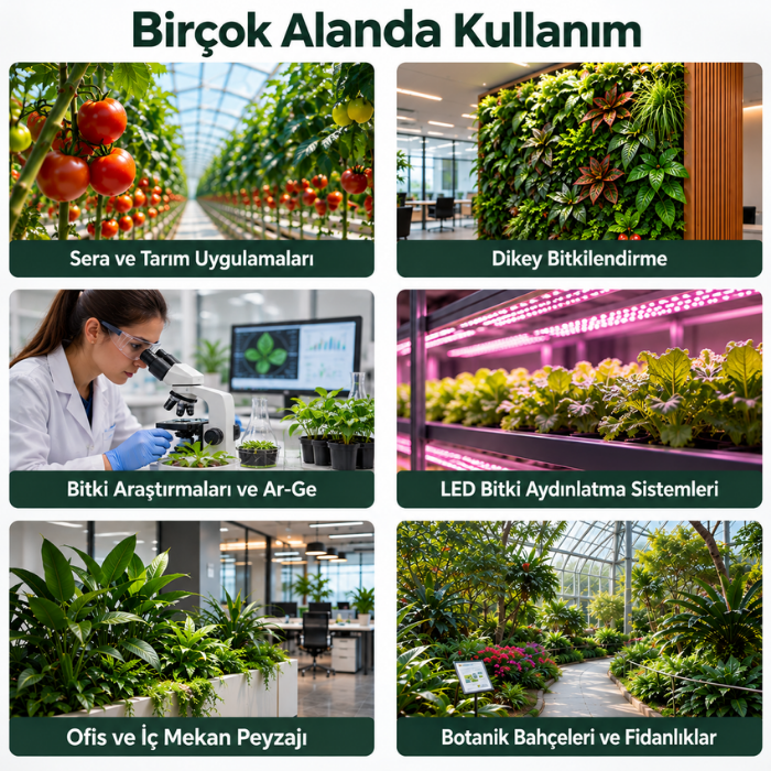 AZ 8583 quantum PPFD ölçer kullanım alanları