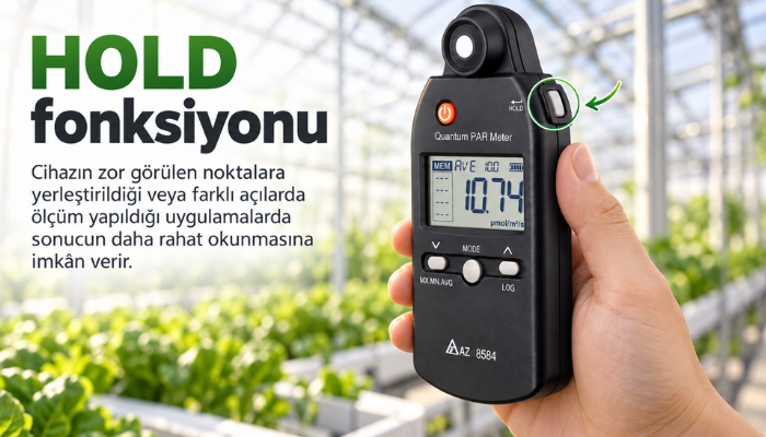 AZ 8584 HOLD fonksiyonu