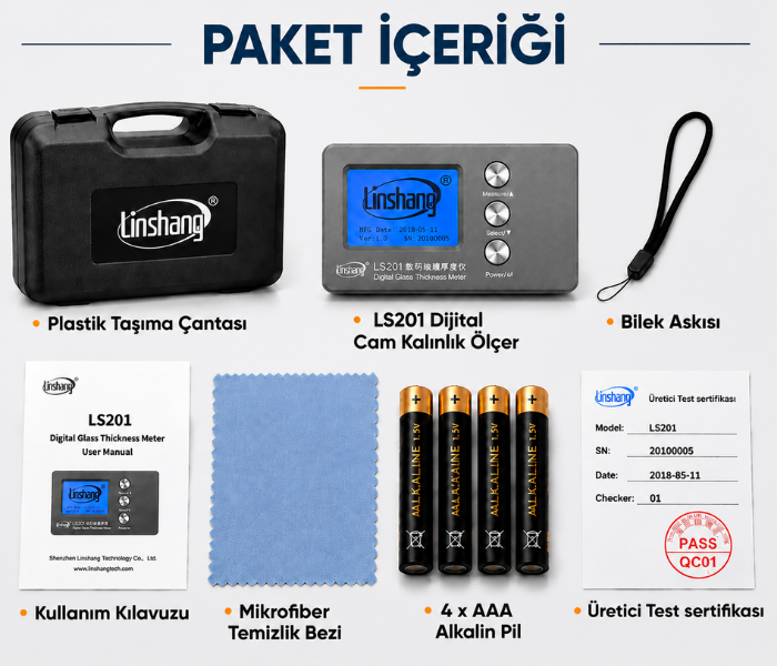 ls201 paket içeriği