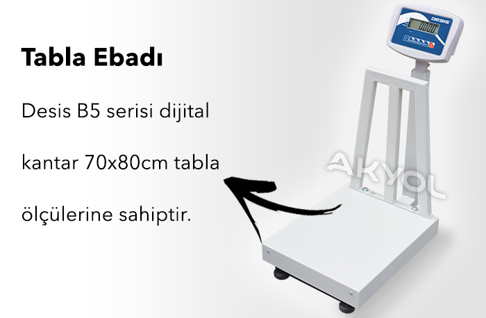 b5 elektronik baskül 600 kg