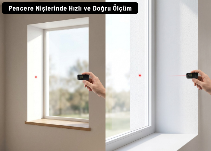 IR40 Lazermetre pencere niş ölçümü