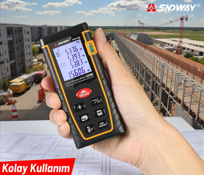 SW-T100 dijital mesafe ölçer