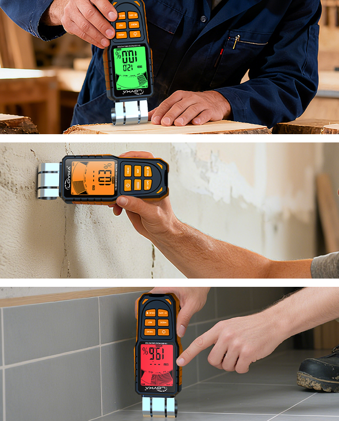 TR-300 ahşap nem ölçer