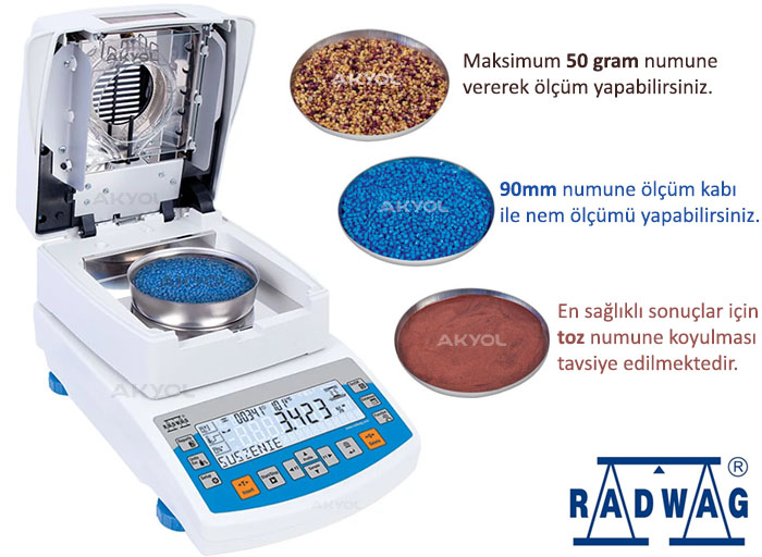 Radwag MA-50R Nem Tayin Cihazı