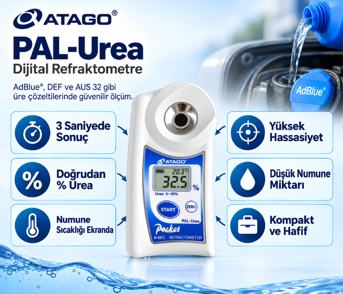 atago pal-urea 4518 dijital refraktometre