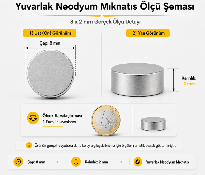 Mini Neodyum Disk Mıknatıs