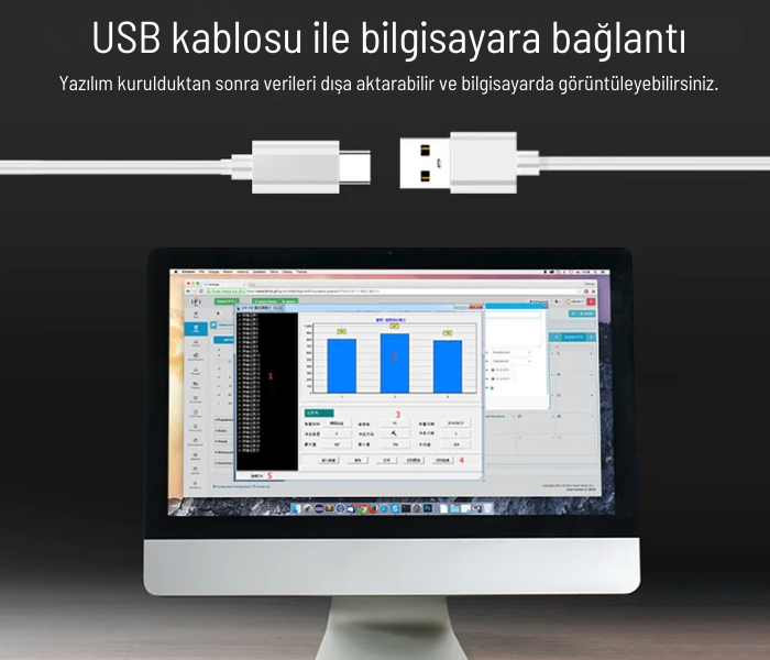 sw-6230 sertlik ölçer pc bağlantı