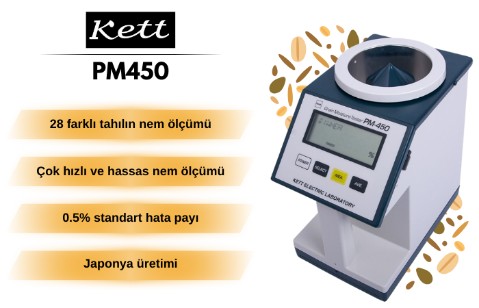 pm450 tahıl nem ölçer