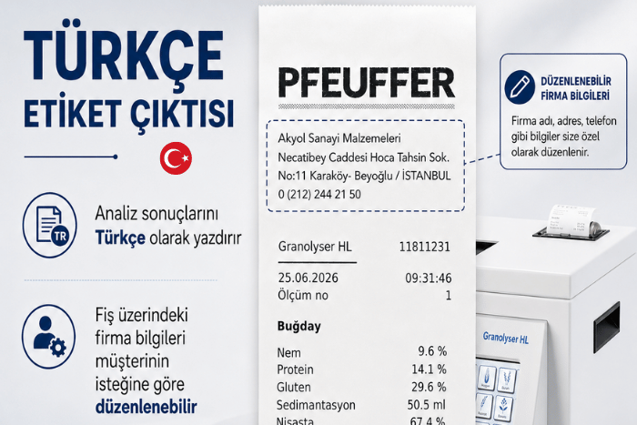 türkçe çıktı verebilir pfuffer granolyser hl