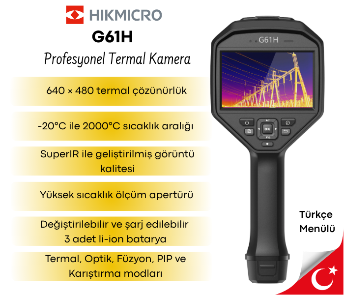 Hikmikro G61H Termal Kamera Özellikleri