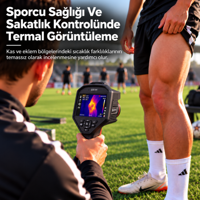 sporcu sağlığı ve sakatlık kontrolü için termal kamera