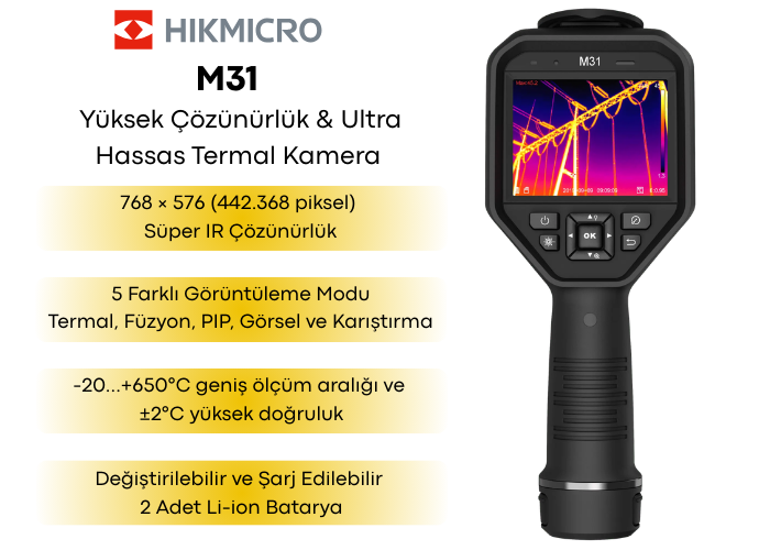 HIKMICRO M31 Termal Kamera Özellikleri