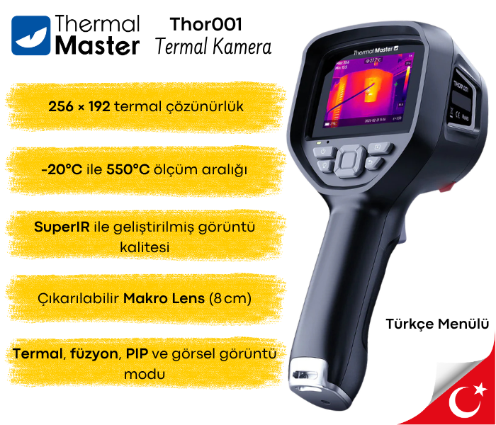 Thermal Master Thor001 Termal Kamera Özellikleri