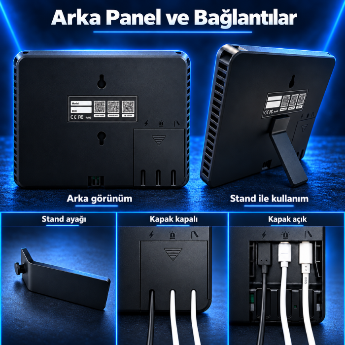 Elitech DR-230W THE prob, alarm ve güç bağlantıları