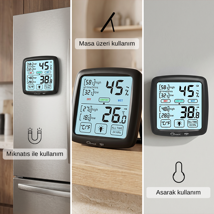 ısı ve nem ölçer