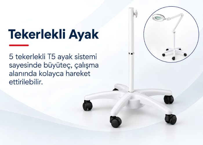 6017 tekerlekli ayak açıklama görseli