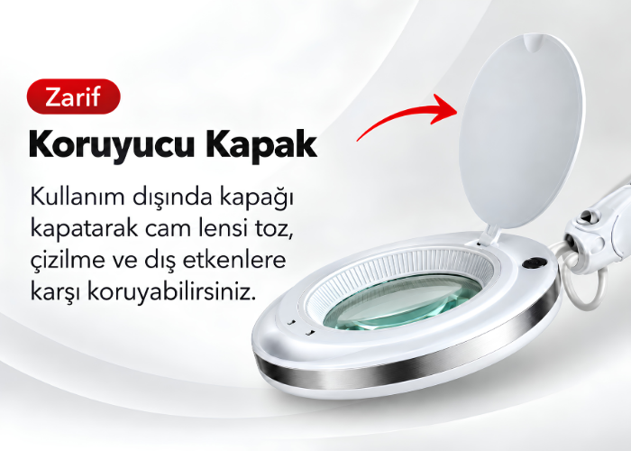 6017 8 mercekli koruyucu kapak