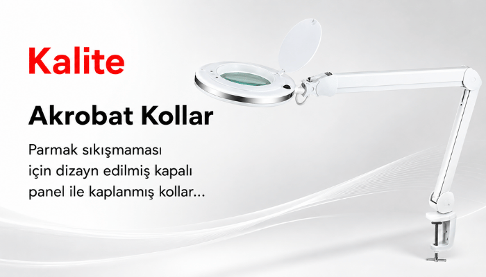 6017-8 akrobat büyüteç lup