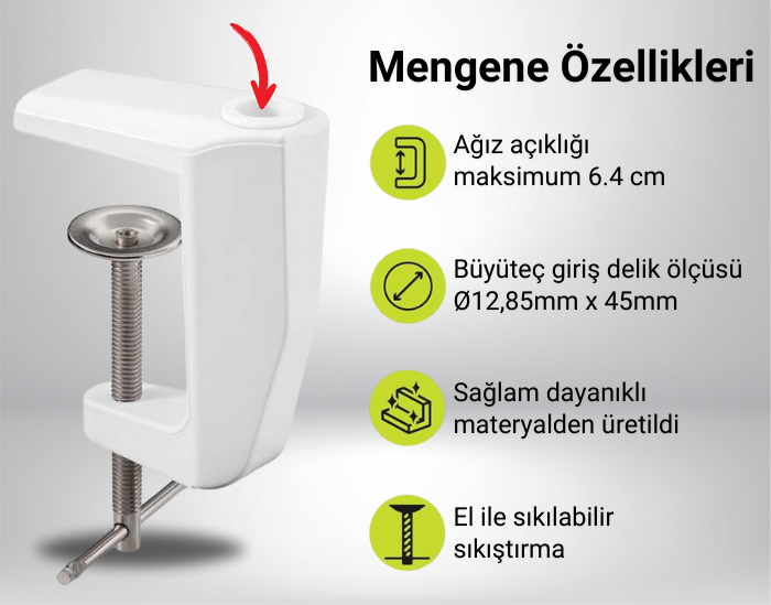 büyüteç mengene