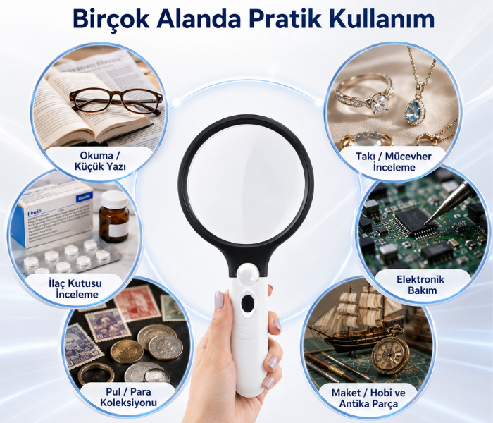 70138B okuma büyüteci kullanım alanları