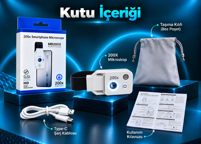 mb200x kutu içeriği