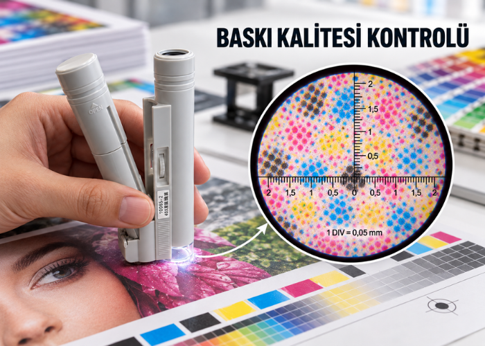 BM40X ile baskı tram noktalarının incelenmesi