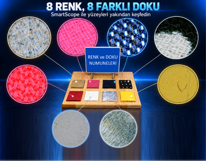 SmartScope ile farklı yüzey dokularının incelenmesi
